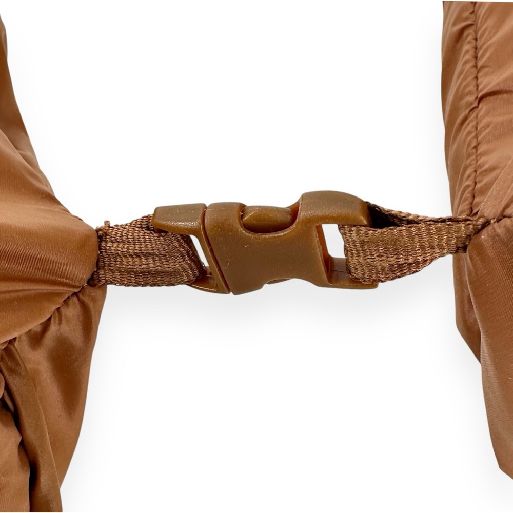 NWT Ivy Park x Adidas Limited Edition Brown Padded Puffy Puffer Ski Gloves sz M - Picture 7 of 10